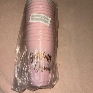 Pink Bachelorette Cups